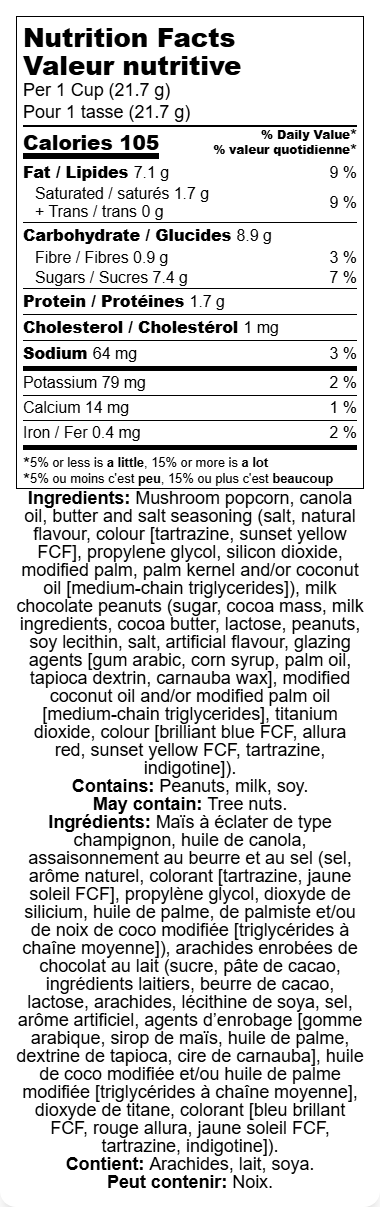 Chocolate Peanut Popcorn