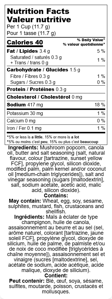 Salt & Vinegar Popcorn